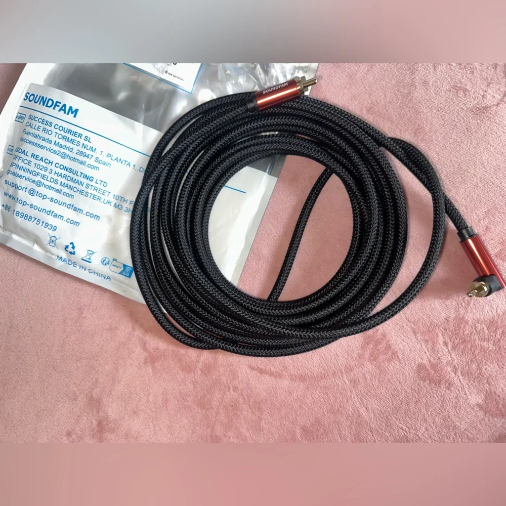 🆕 SOUNDFAM X002WZQF8D 24K Digital Optical Audio Cable